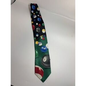 Pool Table Neck Tie Mens Neckwear Addiction 0696